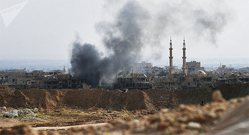 bombardeo de la Coalición Internacional en Siria La Coalición Internacional masacra a dos poblados en el noreste de Siria