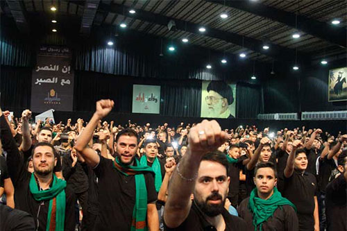 Hezbolá celebra la primera noche de Muharam Hezbolá no es aficionado a la guerra, pero si se ve obligado enfrentará a todo el mundo