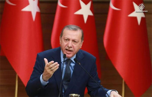 Erdogan acusa de "traición" a Barzani