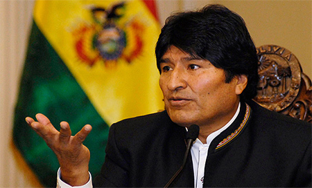 El presidente de Bolivia, Evo Morales 