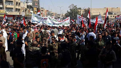 Manifestaciones en Mosul contra la división de Iraq