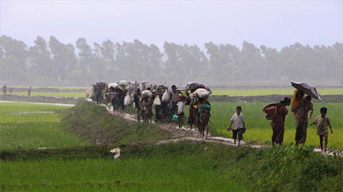 masiva huida de la minoría rohingya de Myanmar Hezbolá condena crímenes contra la minoría rohingya en Myanmar
