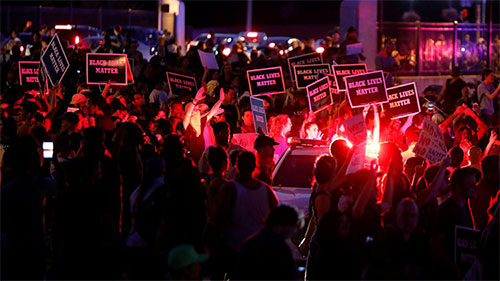 protestas en San Luis Enfrentamientos en San Luis tras la absolución de un agente que mató a un negro