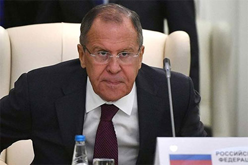 El canciller ruso, Serguei Lavrov Rusia rechaza ilegal presencia de fuerzas extranjeras en Siria