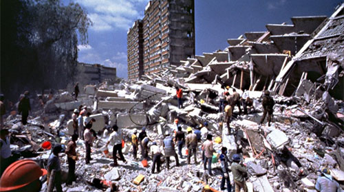 El terrible terremoto que azotó México