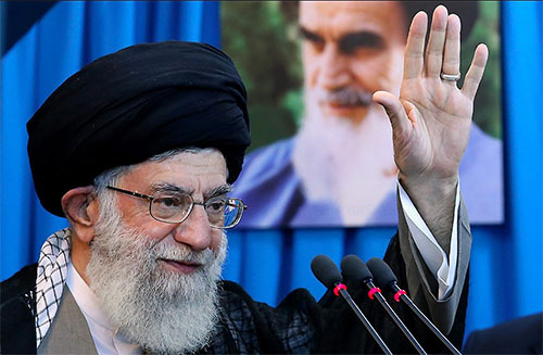 líder supremo de Irán, Ali Jamenei El líder supremo iraní insta a reforzar la lucha contra el régimen sionista