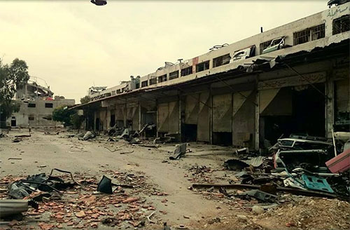 complejo industrial de Al Qadam destruido por terroristas Siria rehabilita un gran complejo industrial