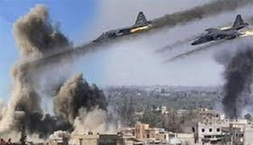 Aviones militares bombardean un poblado de Deir Ezzor