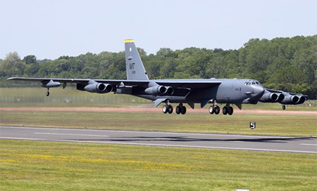Bombarderos de EEUU, B-52H Estados Unidos envía a Inglaterra tres Bombarderos nucleares B-52H