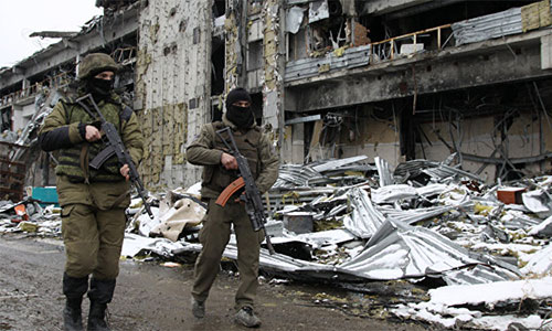 milicianos de la República Popular de Donetsk Ucrania rompe la tregua en Donbás