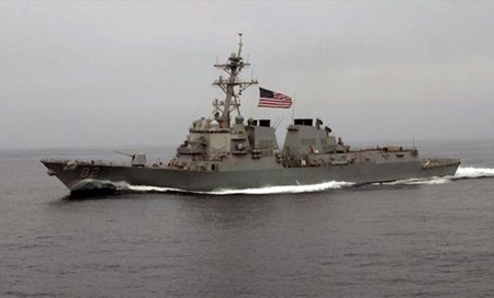 Buque de EEUU en el mar de la China Meridional China acusa a EEUU de una provocación en el mar de China Meridional