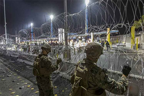 Estados Unidos cierra cruce en frontera con México Estados Unidos cierra cruce en frontera con México