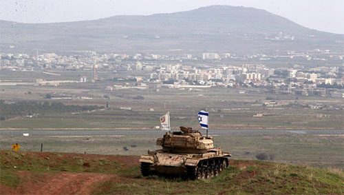 tanque israelí en el Golán ocupado La ONU vota por mayoría a favor de la soberanía de Siria sobre el Golán ocupado
