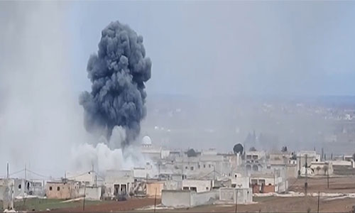 ataque de la Coalición en Siria Coalición que lidera Estados Unidos ataca localidad siria