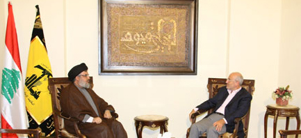 EL SECRETARIO GENERAL DE HEZBOLÁ RECIBIÓ EL MINISTRO GHAZI ARIDI