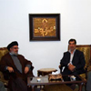 NASRALLAH RECIBI&Oacute EL VICEPRESIDENTE DEL CONCEJO DEL SHURA ISLAMI IRAN&Iacute