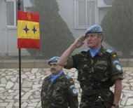El general Asarta se despide del contingente espa&#241ol en el L&#237bano