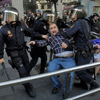Choques entre manifestantes y polic&#237as en el centro de Madrid