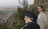 Assad felicita a los cristianos por la Pascua desde Maalula