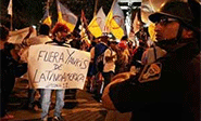 Marchas contra presencia militar estadounidense en Per&#250;