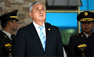 Dimite el presidente de Guatemala, acusado de corrupci&#243n