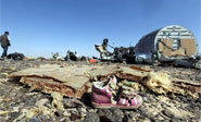 Hallan 12 fragmentos grandes del fuselaje del avi&#243;n ruso siniestrado en Egipto