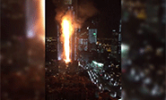 Espectacular incendio en Dubai el día de Nochevieja