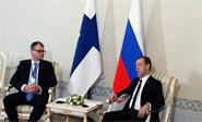 En el marco de su reunión con su par finlandés