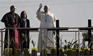 La visita papal a México se cerró con una misa en la frontera con EEUU