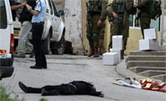 Un soldado sionista mata de un tiro en la cabeza a un palestino desarmado