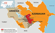 Armenios y azerbaiyanos acuerdan alto el fuego en Nagorno Karabaj