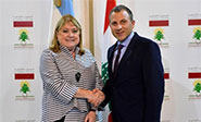 Canciller argentina finaliza visita oficial a Líbano