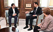 El Presidente sirio mantuvo un encuentro con una delegación parlamentaria europea