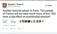 Atentado de París "tendrá un gran efecto" en los comicios del domingo