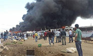 Un gran incendio arrasa un campamento de refugiados sirios en Líbano