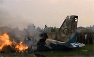 Se estrella un avión militar congoleño en Kinshasa 