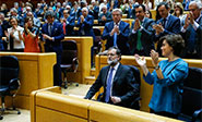 La vicepresidenta del Gobierno español asume la dirección del Ejecutivo catalán