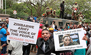 Zimbabue: Militares impiden paso de manifestantes hacia residencia de Mugabe