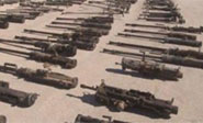 Decomisan en Siria grandes cantidades de armas que pertenecían a Daesh