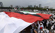 Indonesia sale en defensa de Palestina