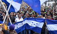 Protesta contra Hernández en Honduras termina con heridos