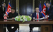 Kim y Trump firman un documento tras su histórica cumbre