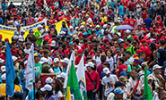 Marcha en Caracas en apoyo a Maduro y contra el imperialismo