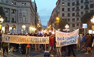 Protestas en Cataluña en 1º aniversario del referéndum