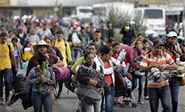 Caravana de migrantes llega a la Ciudad de México rumbo a EEUU