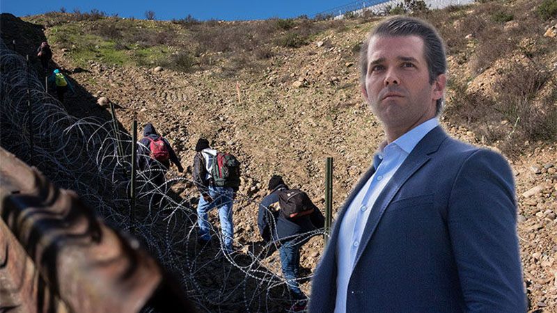 El hijo de Trump compara a los inmigrantes con animales