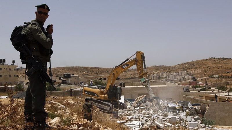 La ocupaci&oacute;n israel&iacute; derrib&oacute; 460 edificios palestinos en Cisjordania ocupada durante el 2018