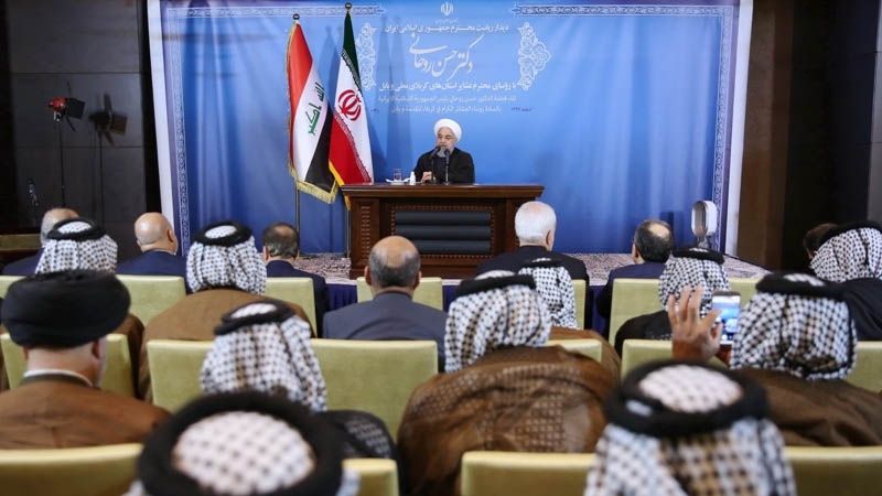 Rohani afirma que ninguna potencia podr&aacute; separar a Ir&aacute;n e Iraq