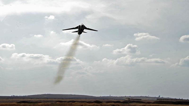 La aviaci&oacute;n rusa destruye almac&eacute;n terrorista de armamentos en Siria