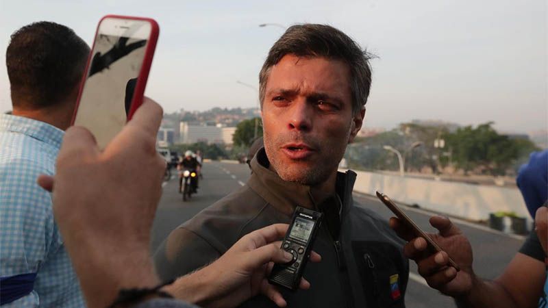 El golpista Leopoldo L&oacute;pez busca refugio en la embajada espa&ntilde;ola en Caracas